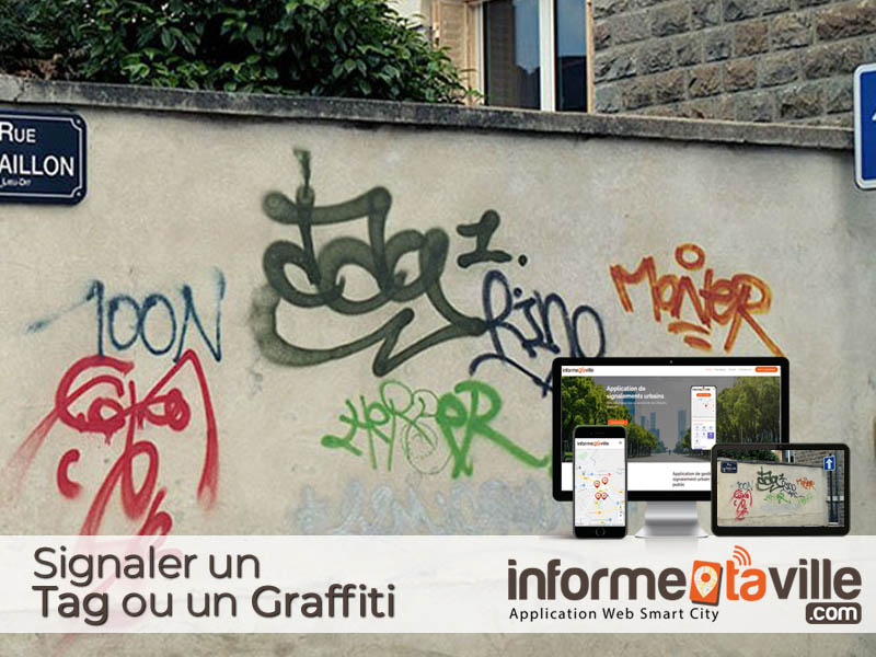 Signaler un graffiti ou un tag